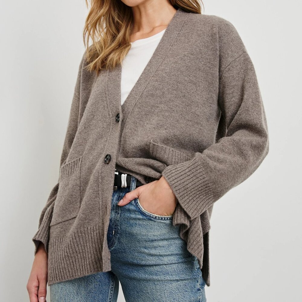 Rails Perry Mink Wool And Cashmere Cardigan - image 1